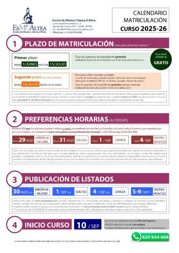 calendario matriculacion 25-26 - CA